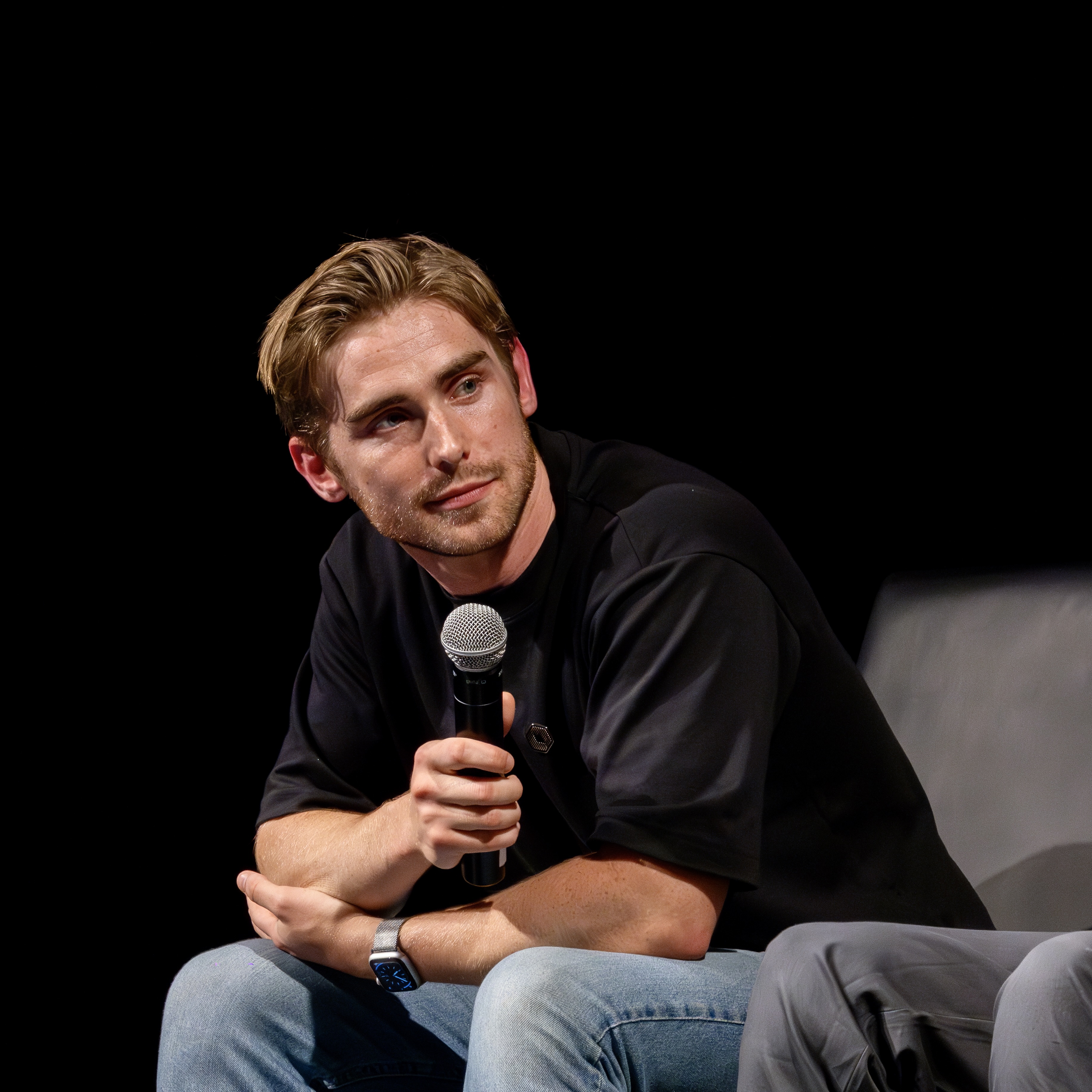 Tobin moderating a panel